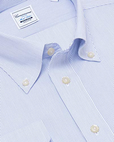 Camicissima Fancy Camicia Righe Azzurra Slim con Taschino