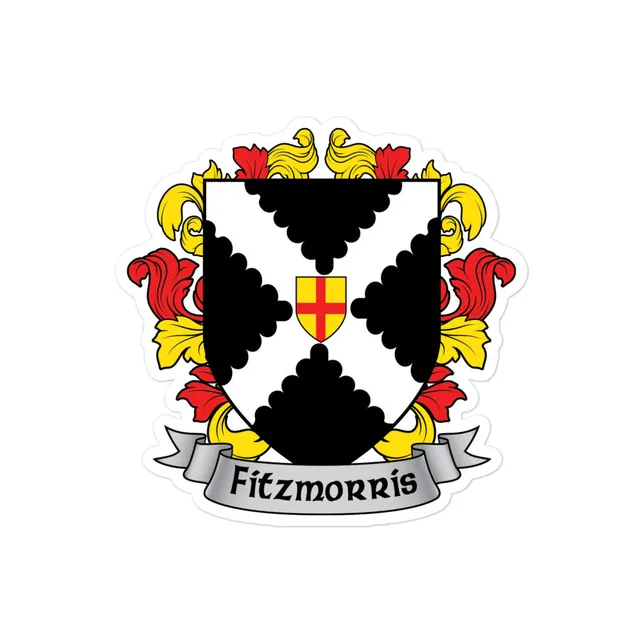 7.62 Design Fitzmorris Coat of Arms adesivo vinile 7,6 cm