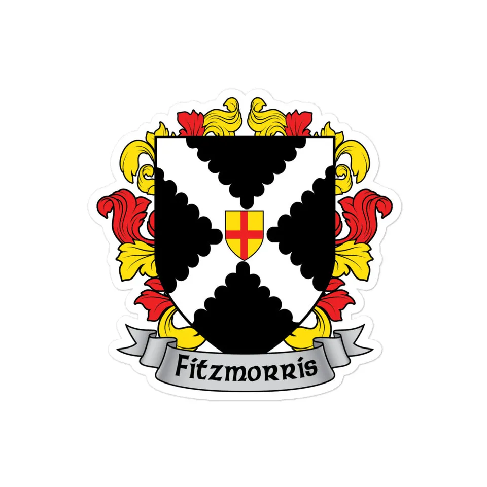 7.62 Design Fitzmorris Coat of Arms adesivo vinile 7,6 cm