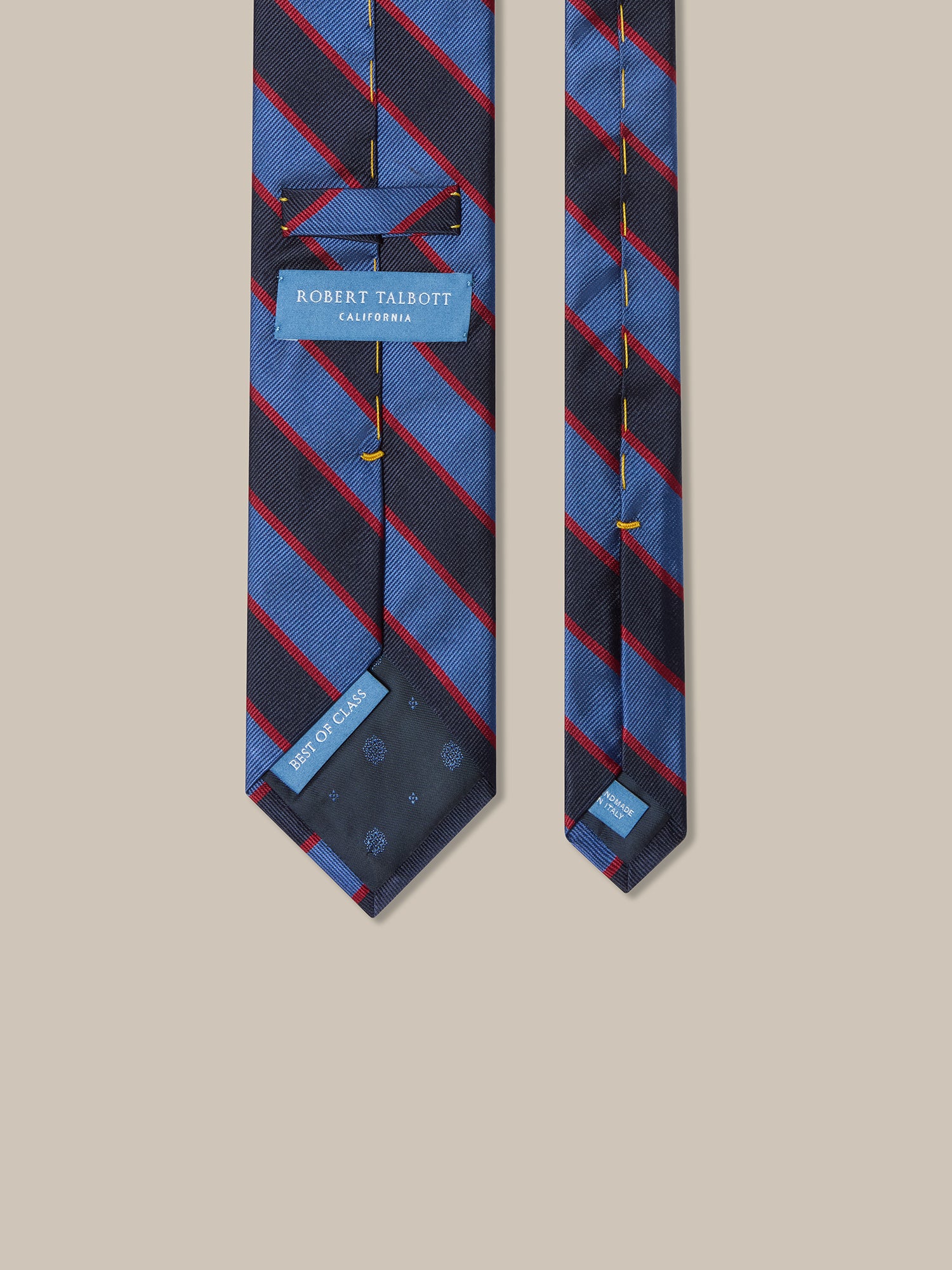 Robert Talbott Robert Cricket Cravatta Seta Navy Multi