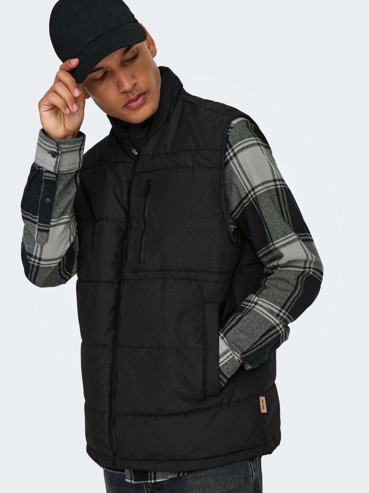 Only & Sons Onsjake Gilet Trapuntato Uomo M imbottito