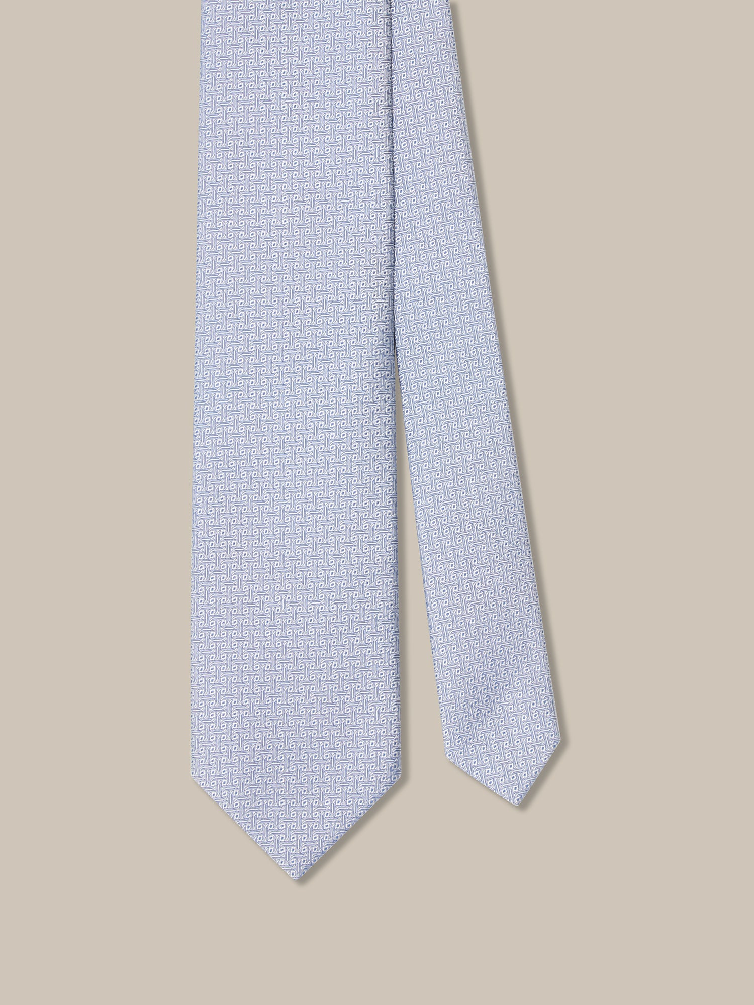 Robert Talbott Robert Ceremonial Weave cravatta seta blu REG
