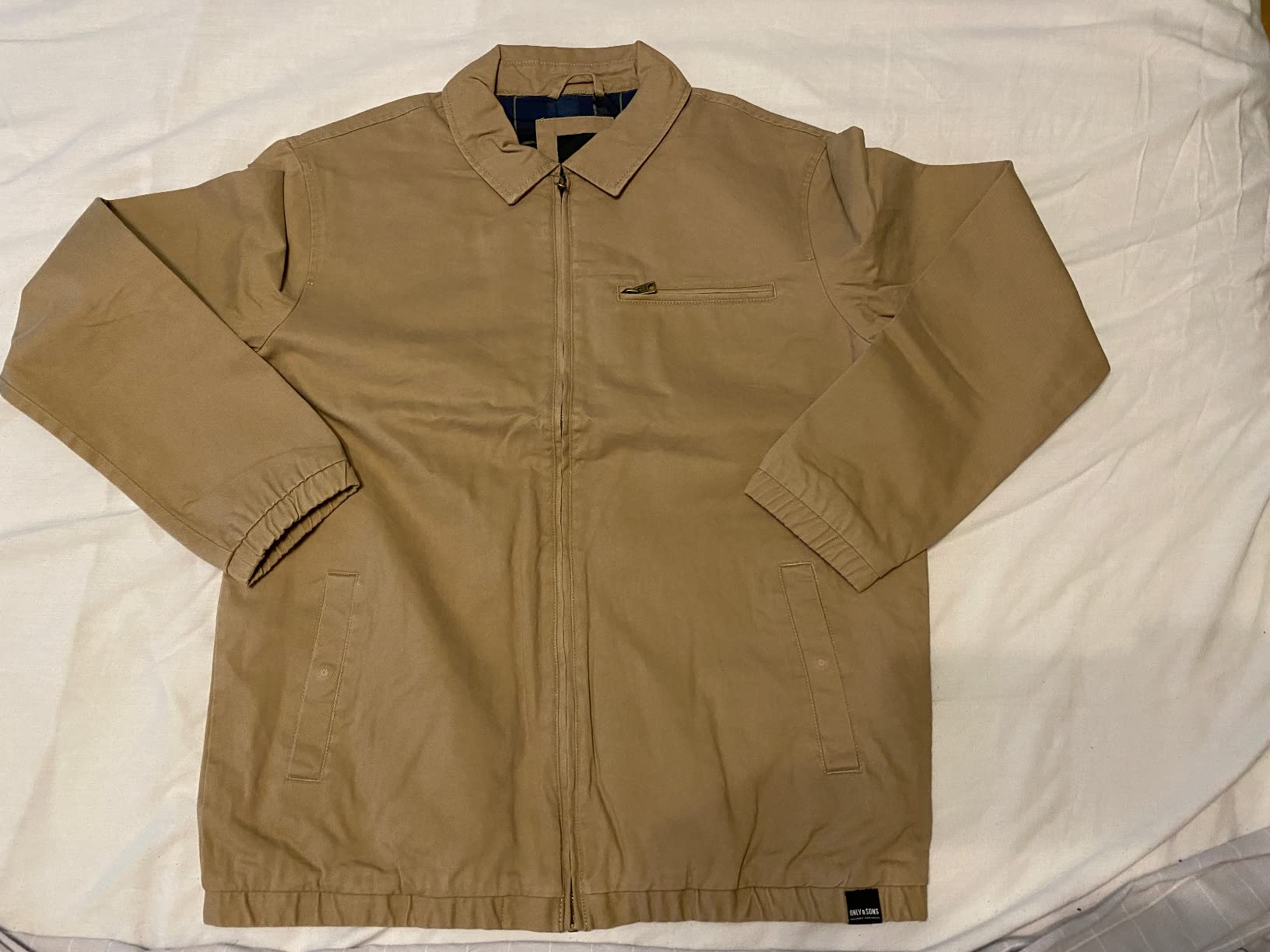 ONLY & SONS Onsharry Giacca Harrington Uomo Leggera