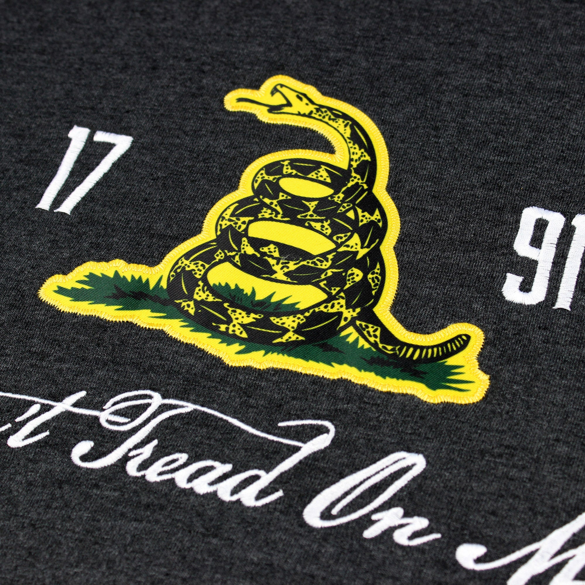 7.62 Design Don't Tread On Me felpa uomo nero XL