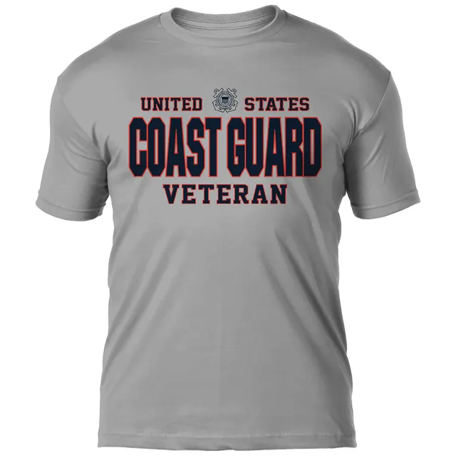 7.62 Design US Coast Guard Veteran Maglietta Grigia Cotone