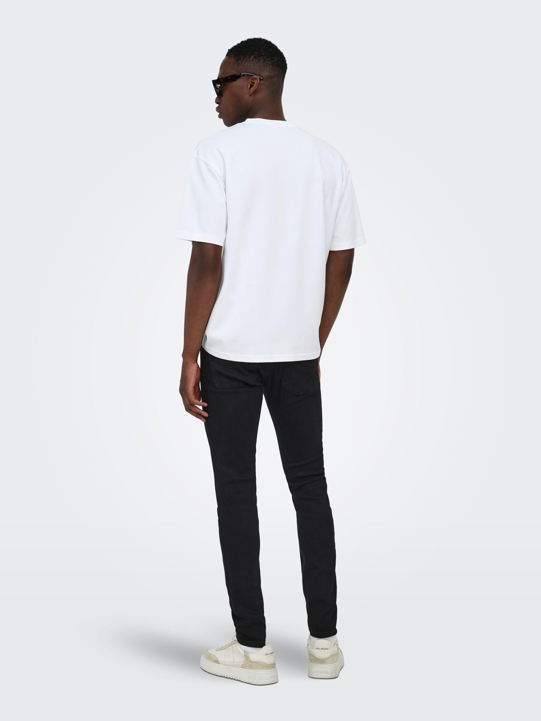 Only & Sons Onswarp Skinny 7985 jeans uomo 31W/30L scuro