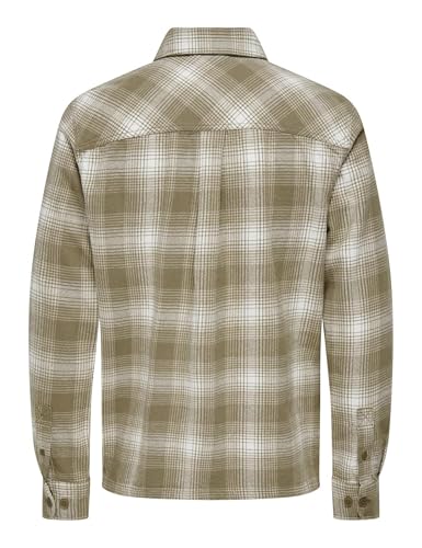 Only & Sons Onscedric Life Check Camicia Uomo Fallen Rock a Quadri