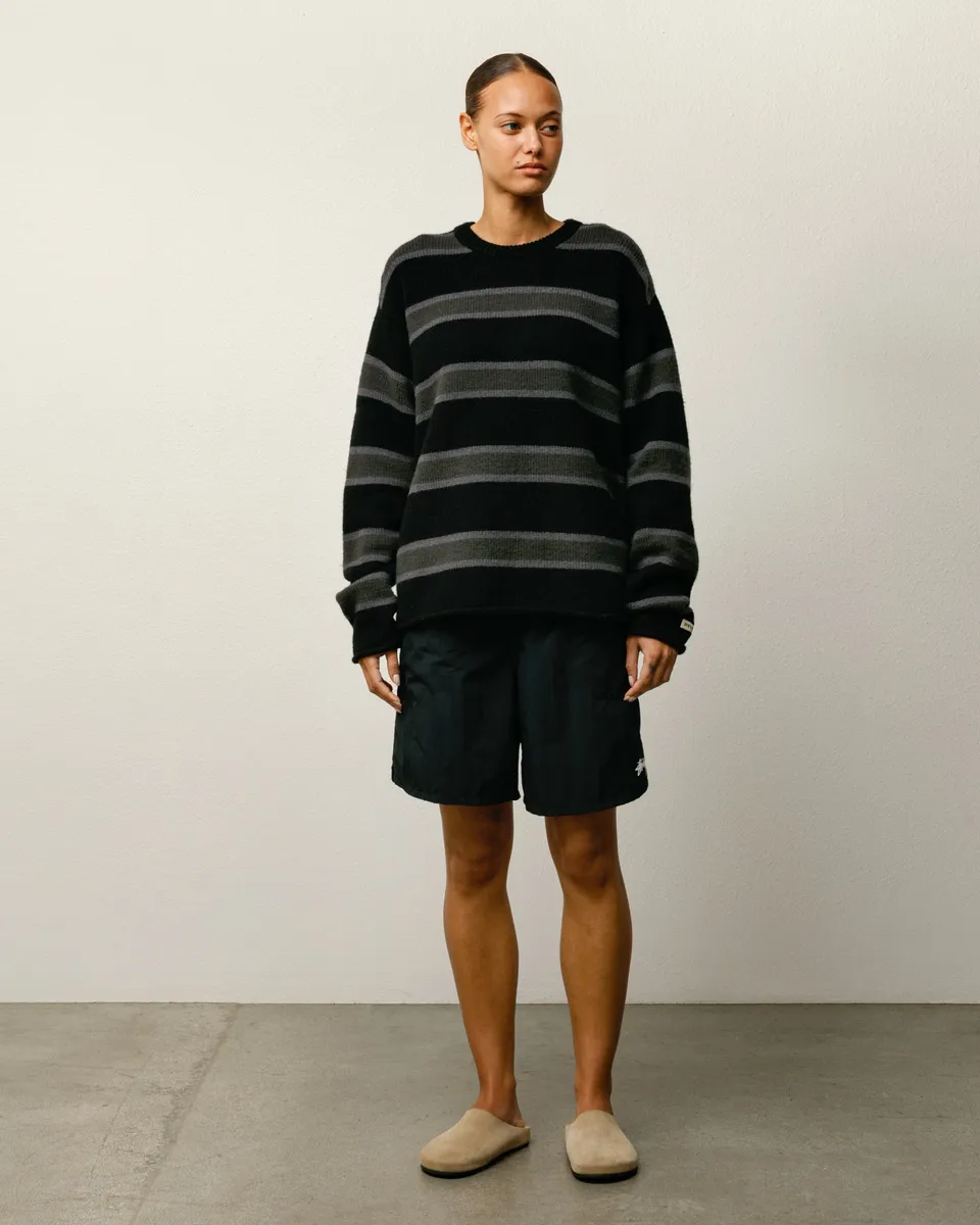 Stussy Water Short Stock pantaloncini Black nylon slip rete