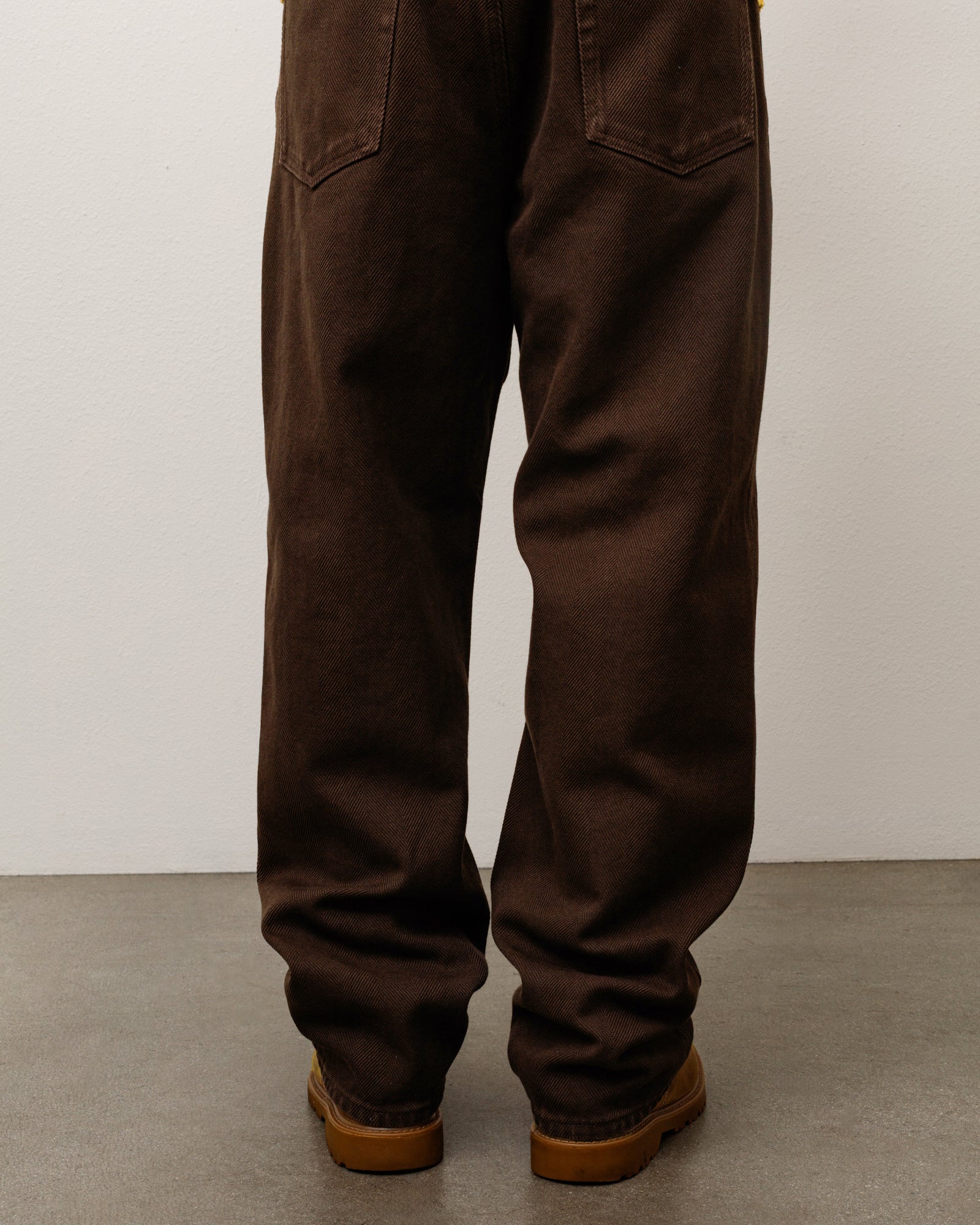 Stussy Big Ol' Jean jeans denim Brown Chevron