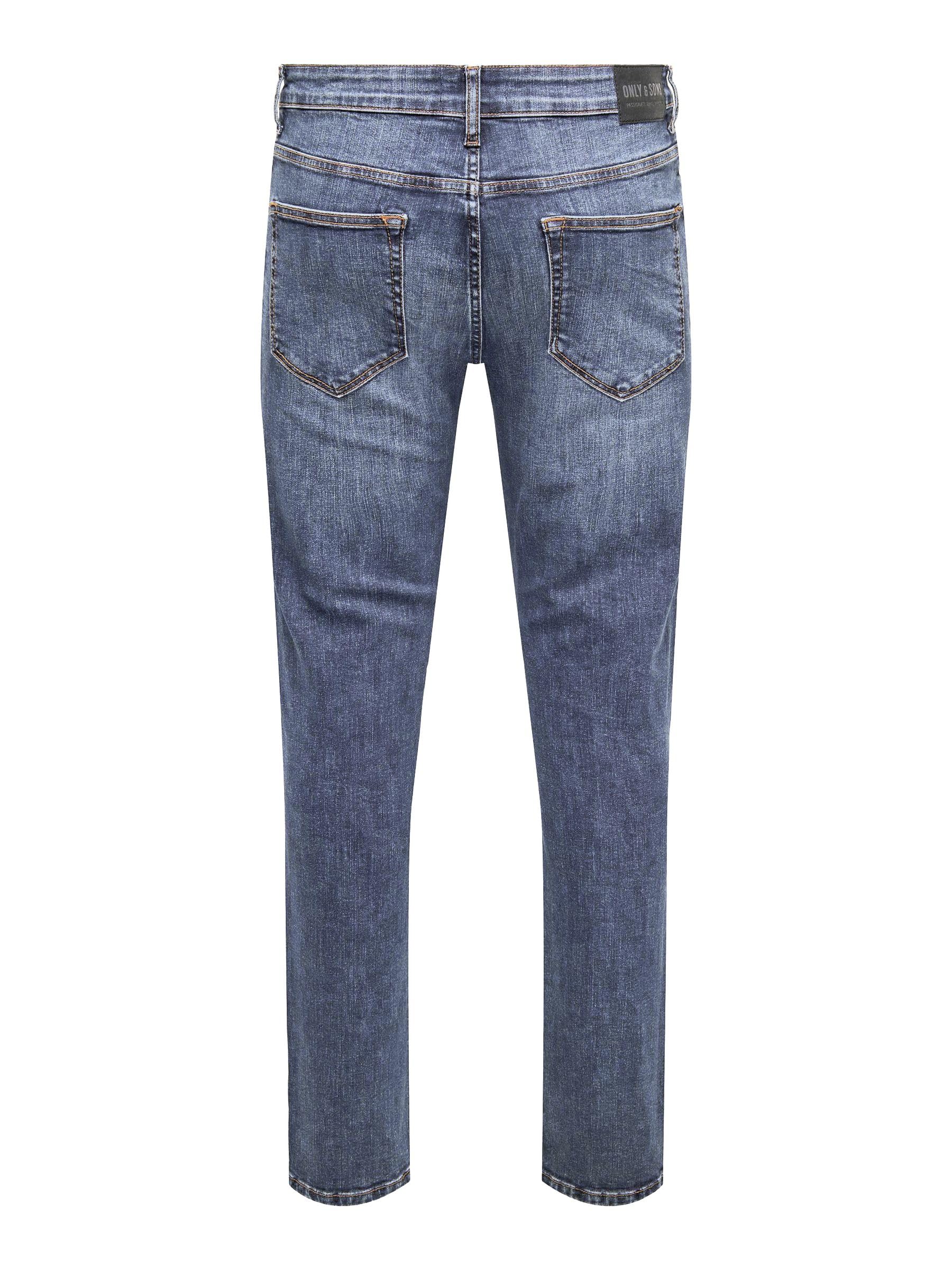 Only & Sons Jeans Slim Fit Vita Media 30W 34L Azzurro