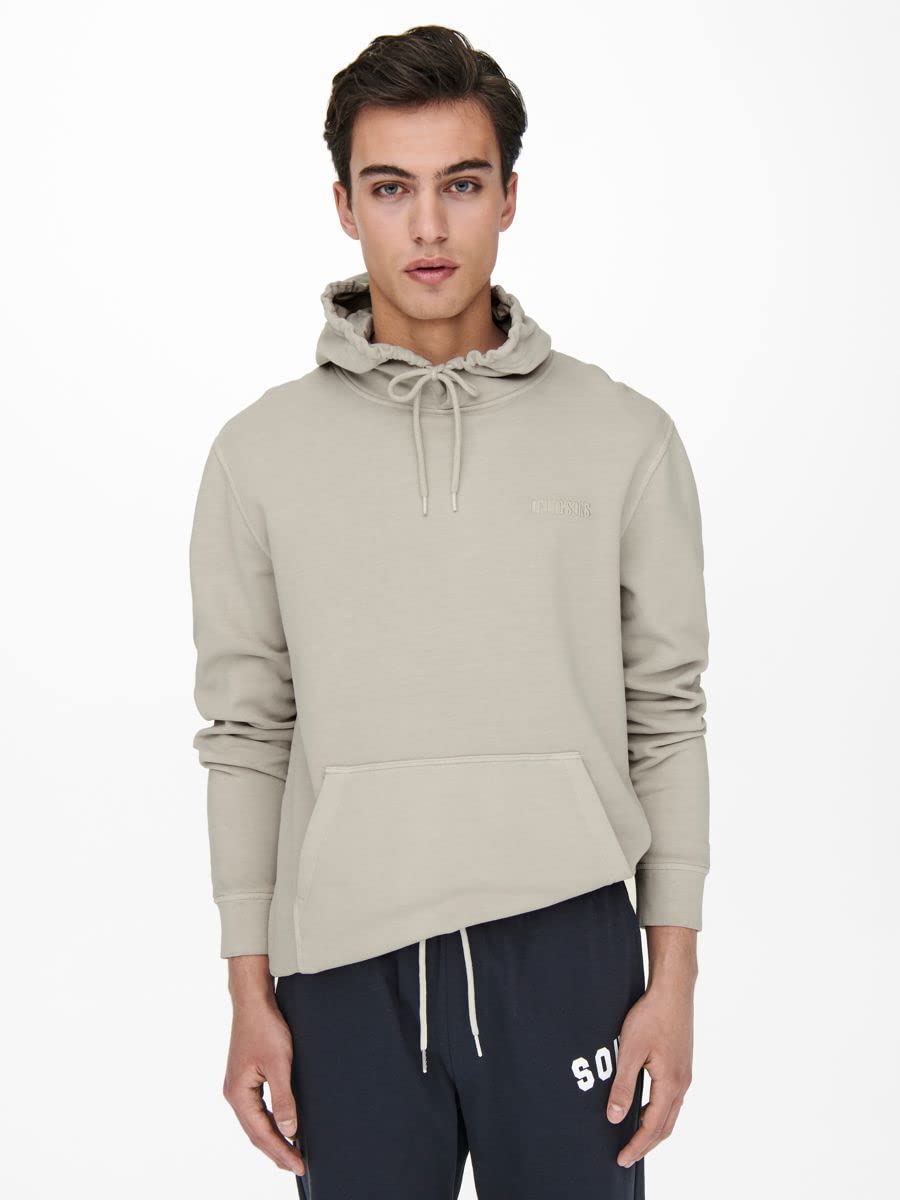 ONLY & SONS Onsdon Reg Sweat felpa cappuccio uomo XXL regular