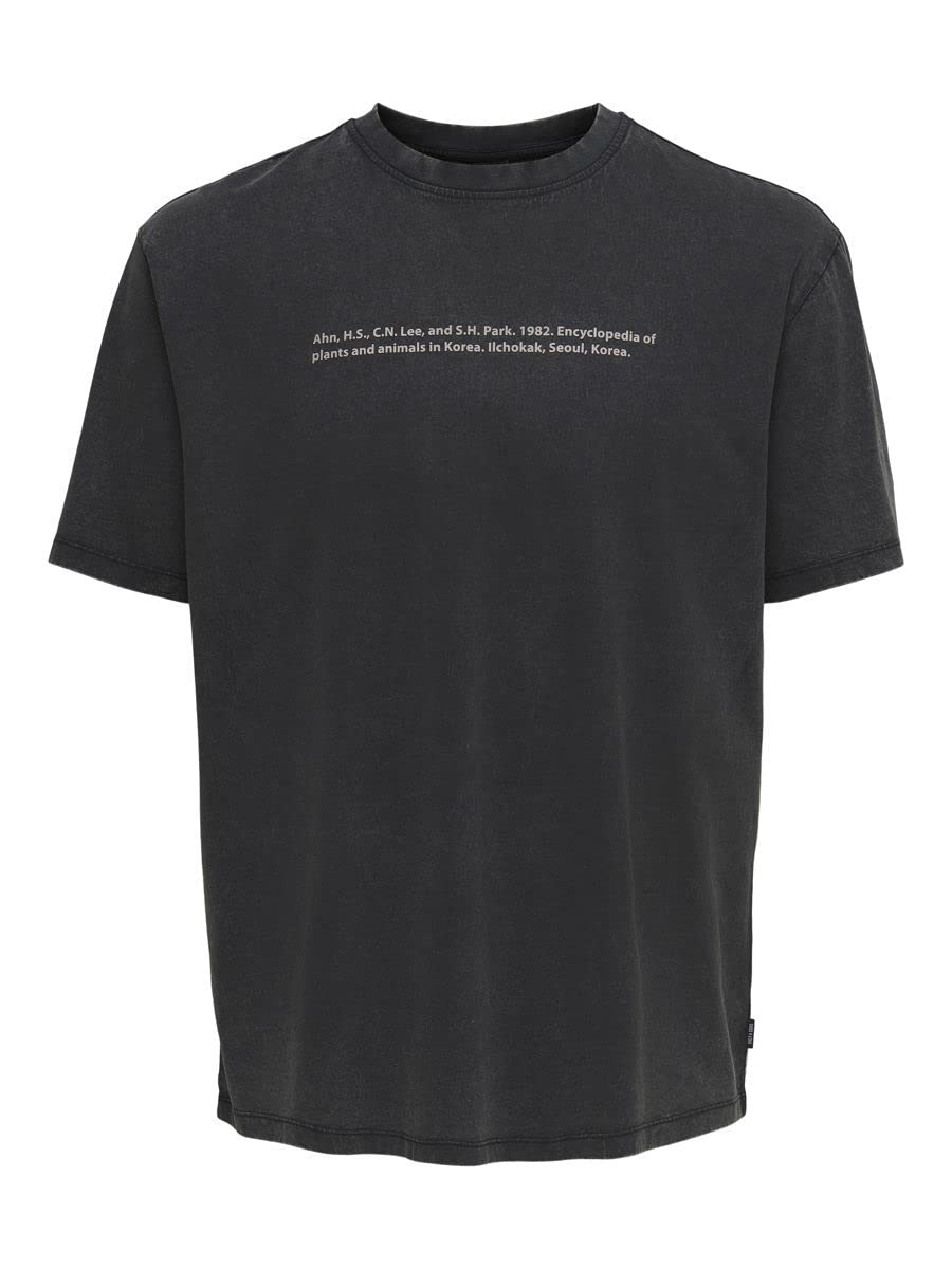 ONLY & SONS Onscarter Life T-shirt cotone washed relaxed