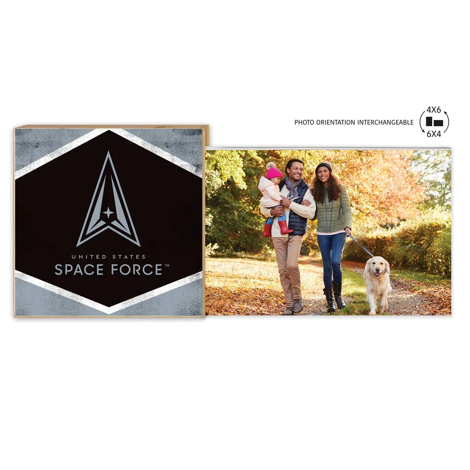 7.62 Design Space Force Cornice Foto 4x6 Logo Galleggiante