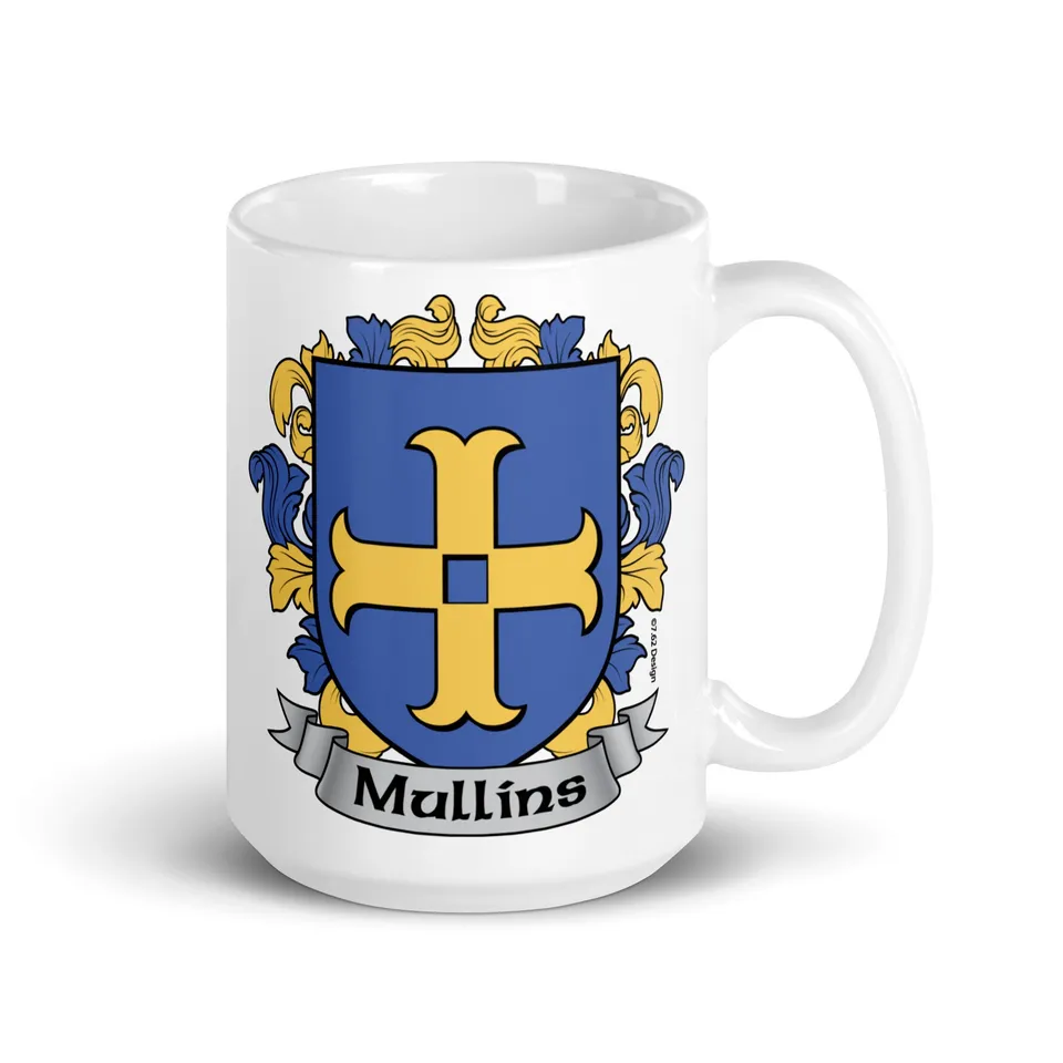 7.62 Design Mullins tazza ceramica 15oz stemma irlandese