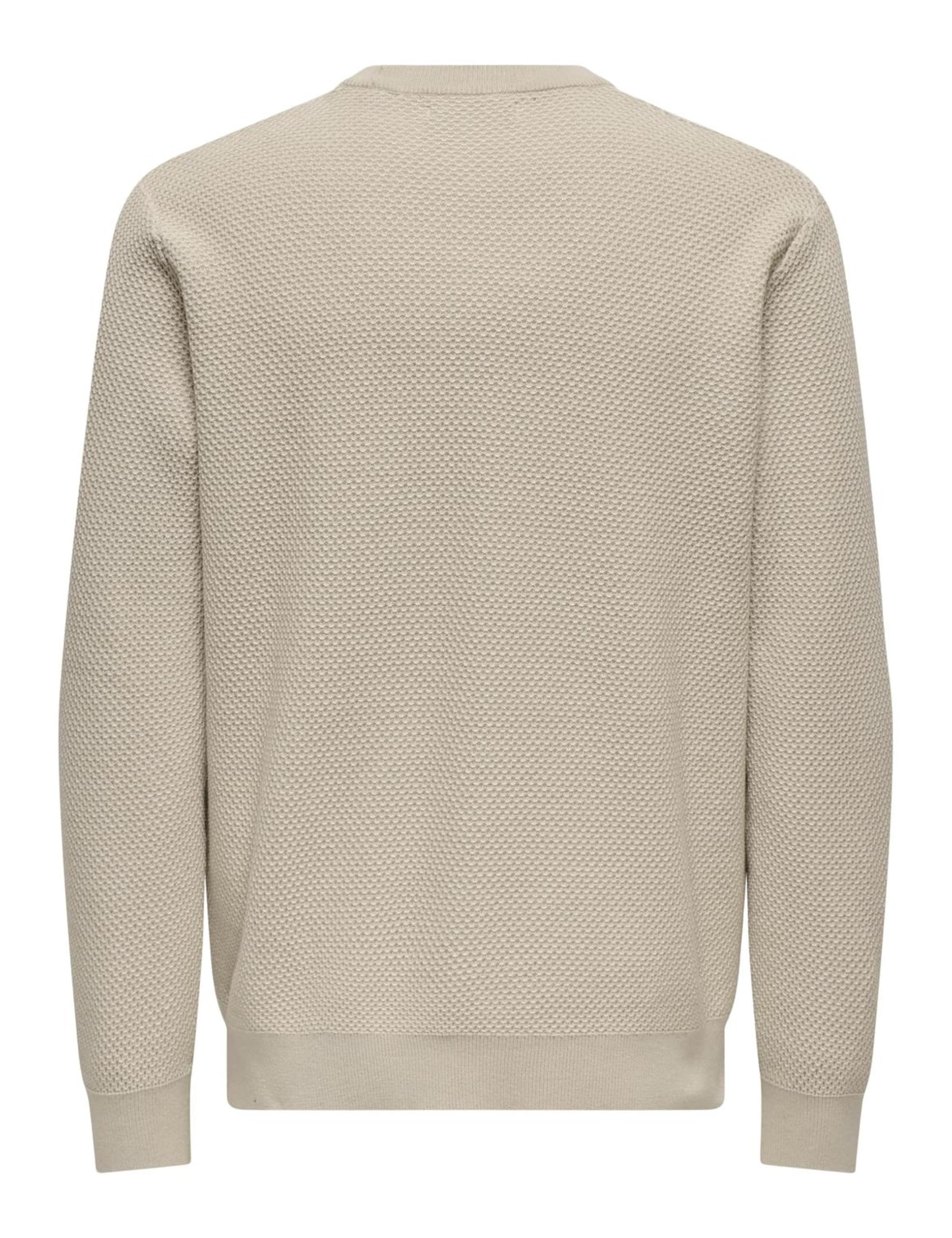Only & Sons Onsmorgan Maglione Uomo Argento XL Girocollo