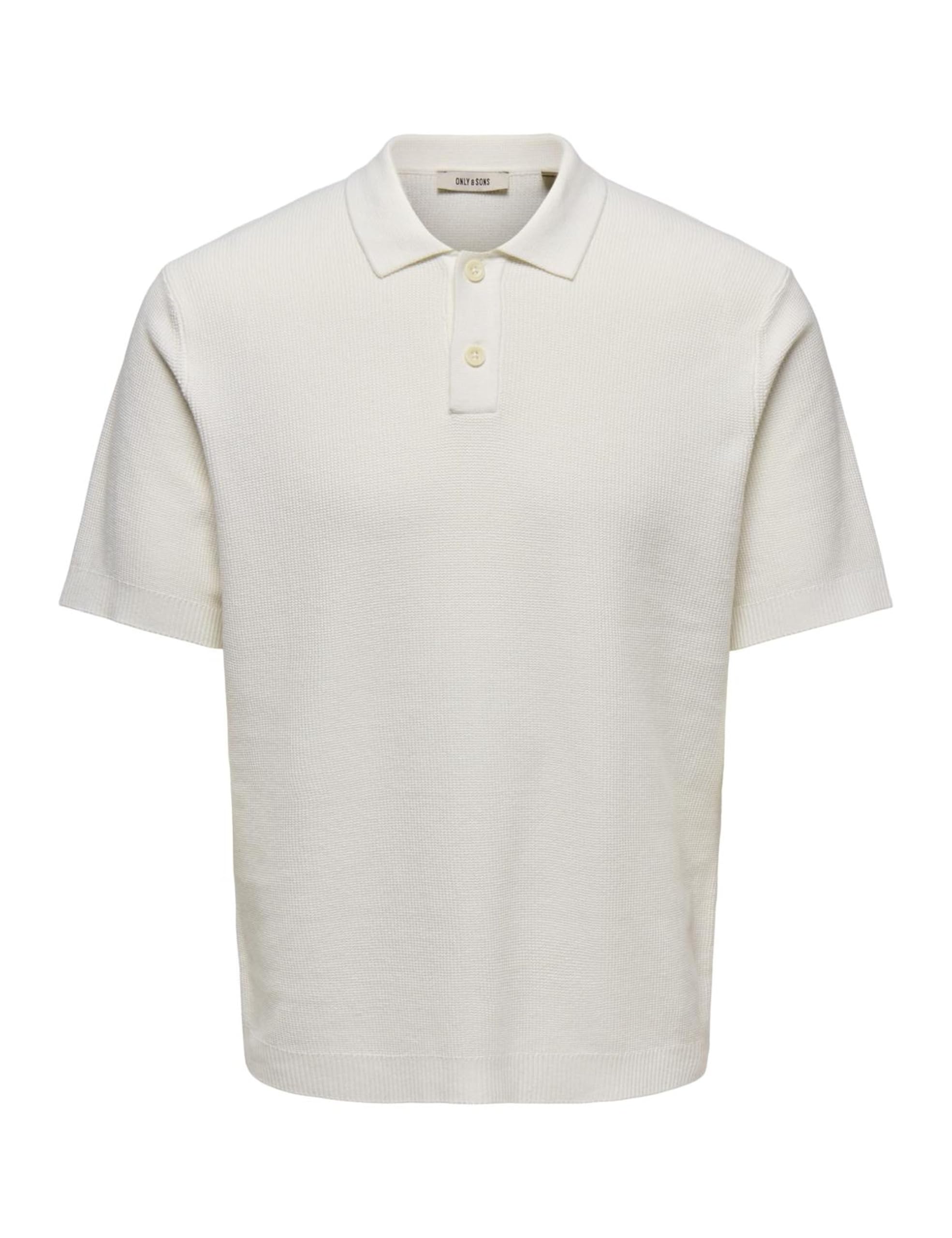 Only & Sons Stony Polo Uomo Waffle Manica Corta Antler