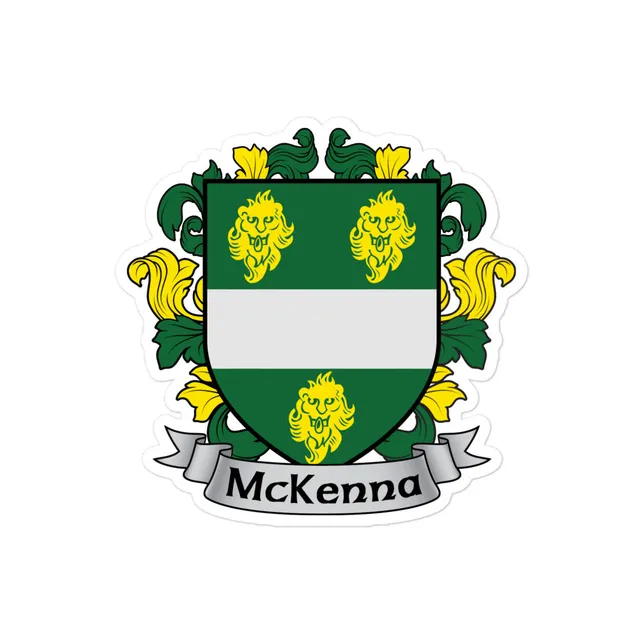 7.62 Design McKenna stemma irlandese adesivo vinile 3x3