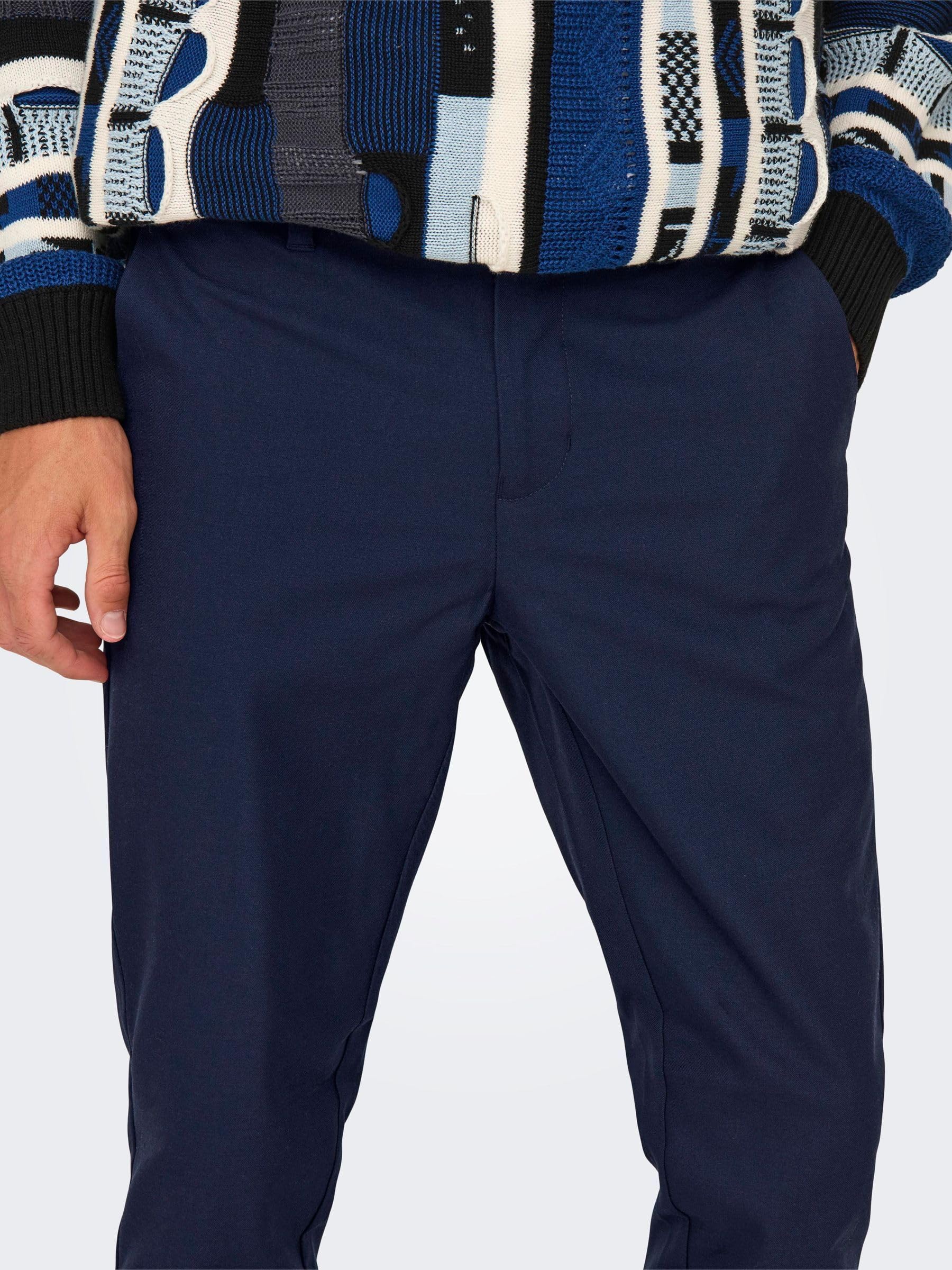 Only & Sons Onsbrad Pantaloni Uomo Slim Nero 30W/32L