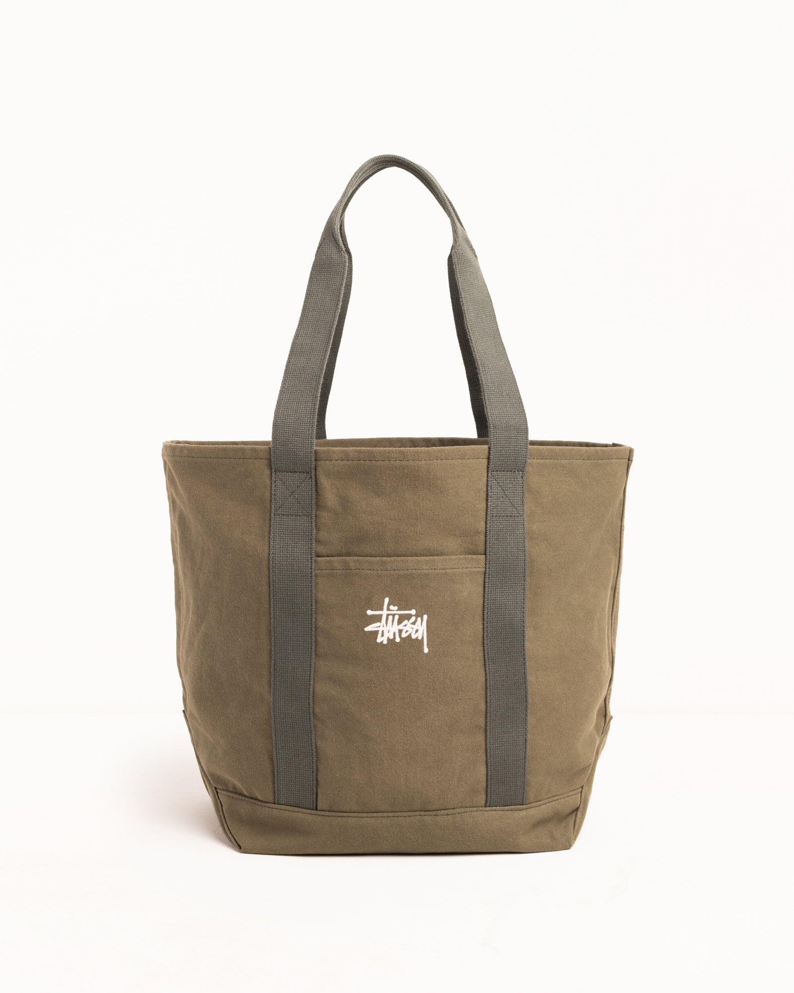 Stussy Accessories Canvas Market borsa Green 46 cm