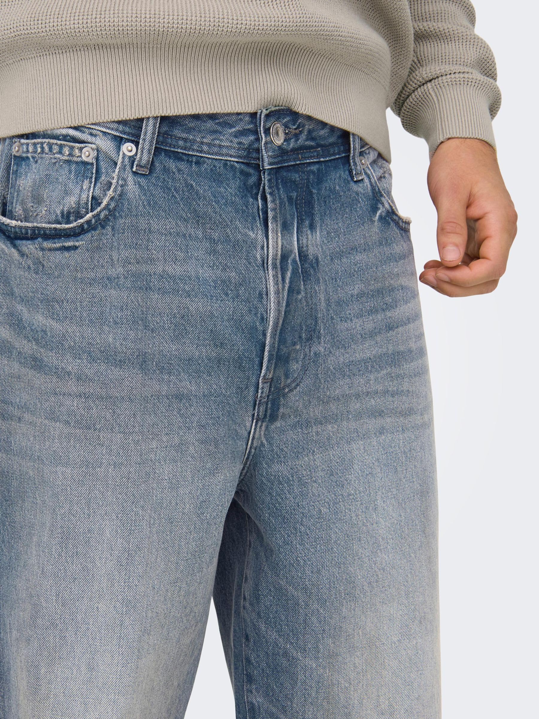 ONLY & SONS Onsfade Jeans Loose Vita Media 33W/30L