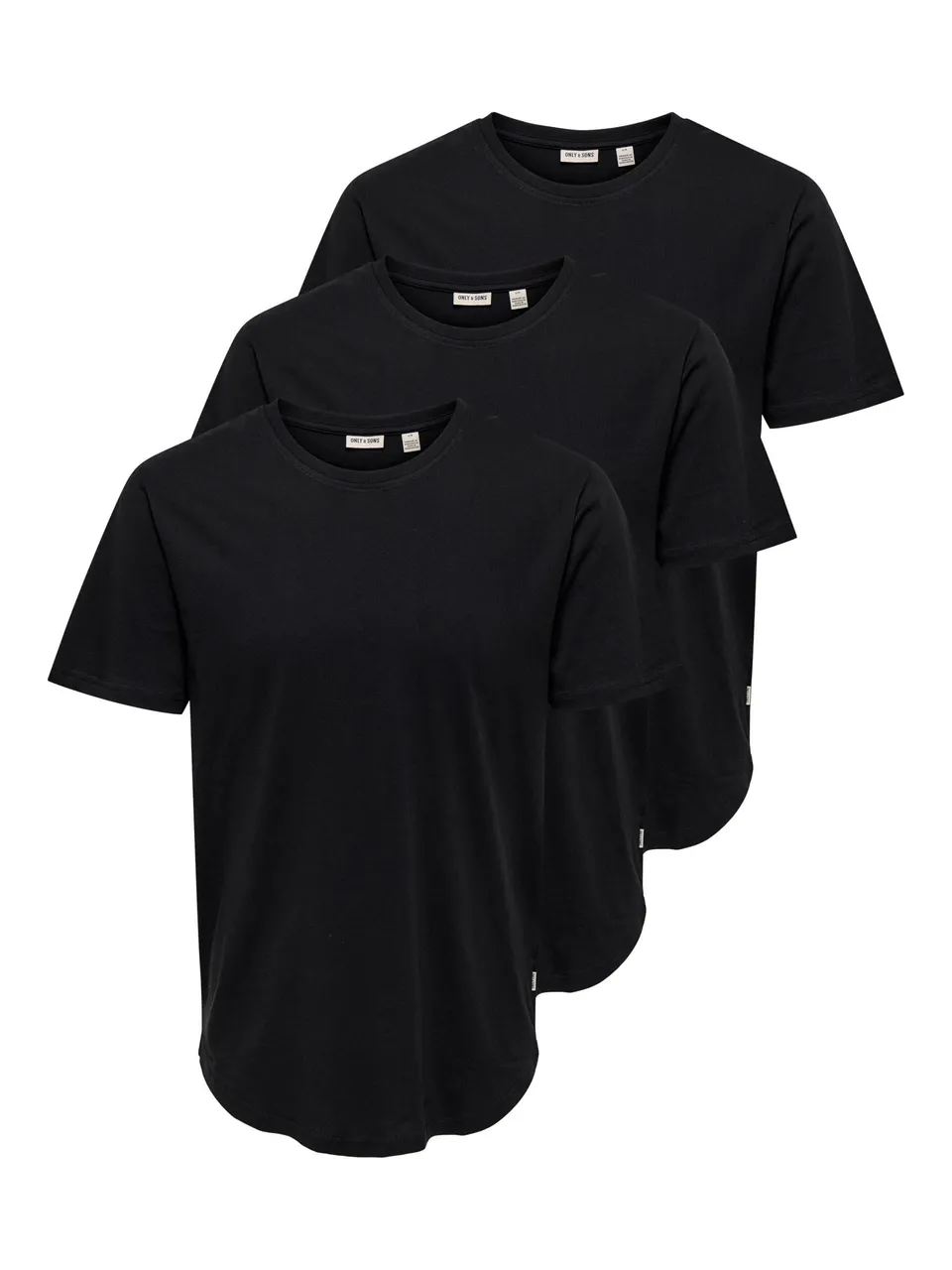 Only & Sons Onsmatt T-Shirt Uomo Cotone 3 Pezzi