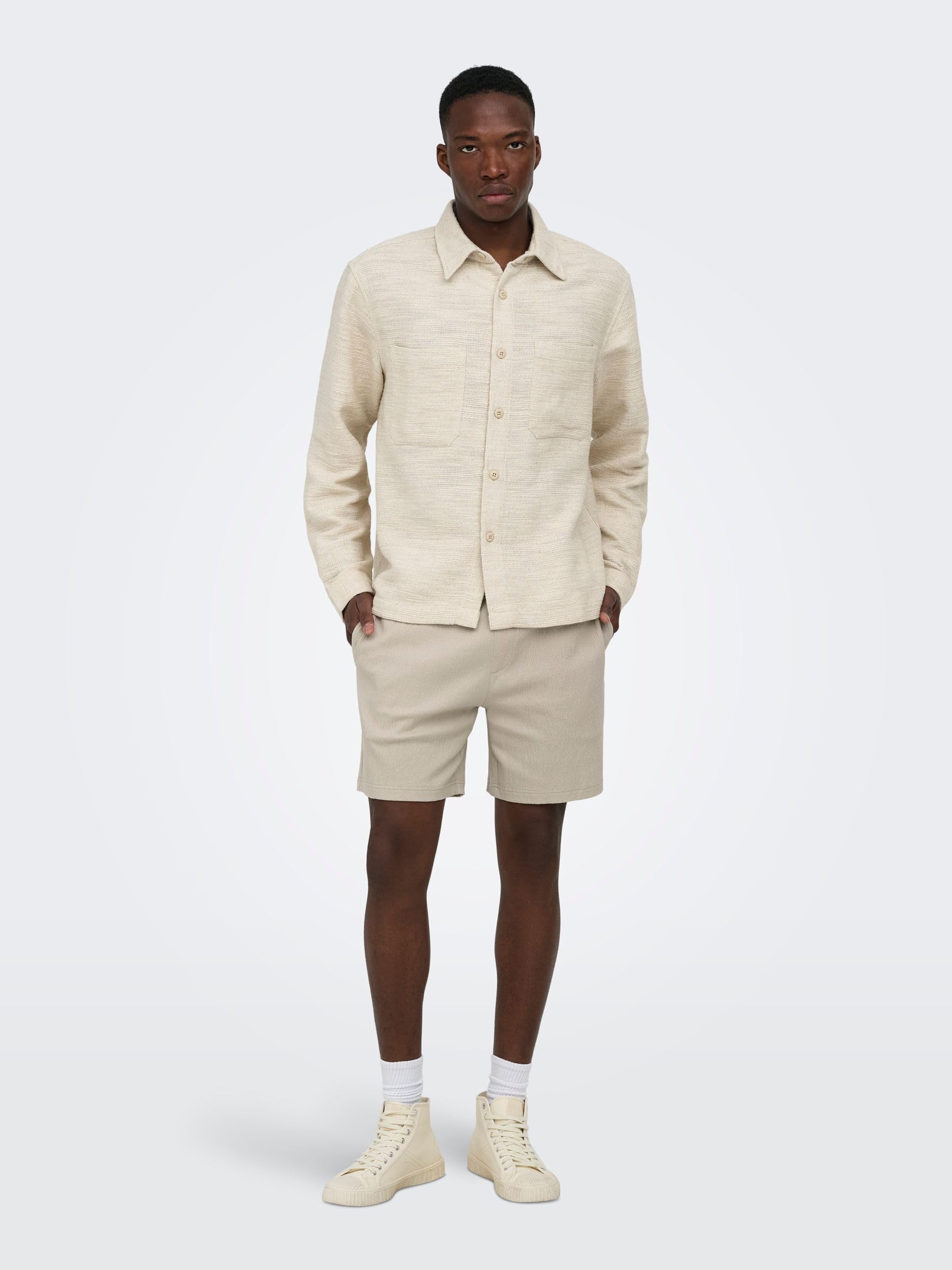 Only & Sons Onseddie RLX Pantaloncini Uomo Nero XL