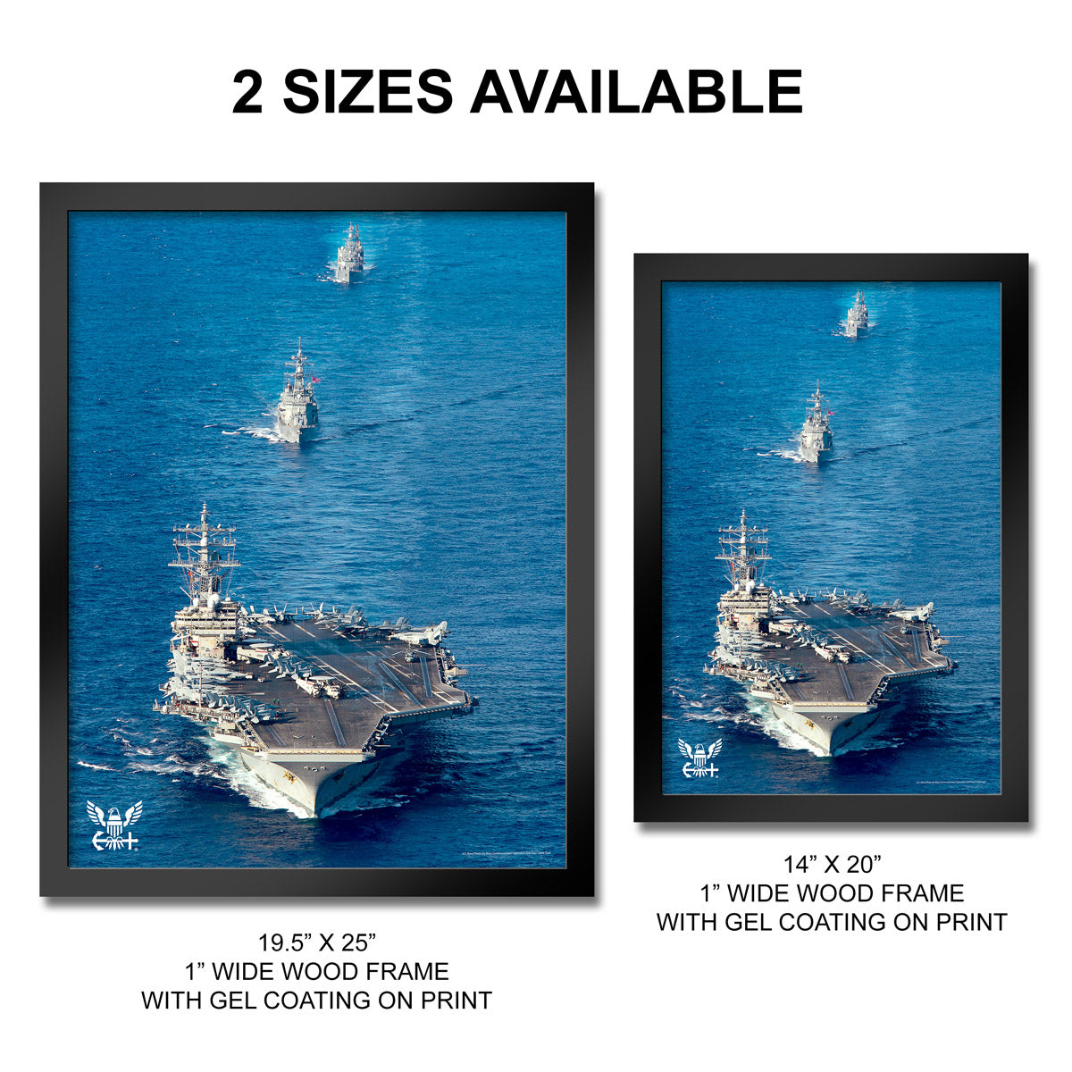7.62 Design Navy Carrier Stampa Incorniciata 14x20 Flotta
