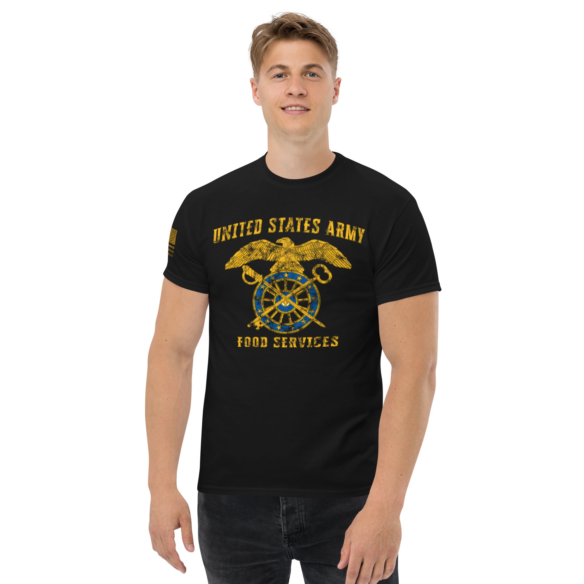 7.62 Design Army Food Maglietta Uomo Cotone Nero