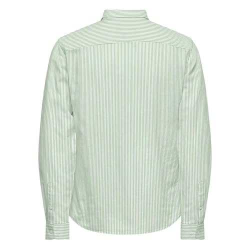 Only & Sons Cantley Life Camicia Uomo Verde Manica Lunga