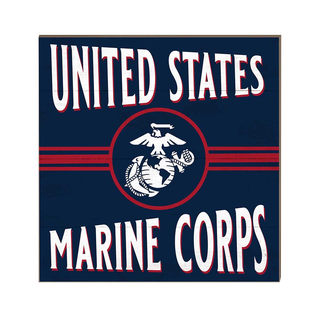 7.62 Design Home USMC Retro targa legno 10x10