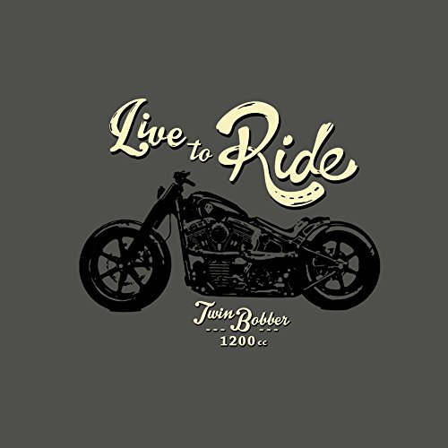 Makaya Live To Ride T-Shirt Donna S Cotone Serigrafia