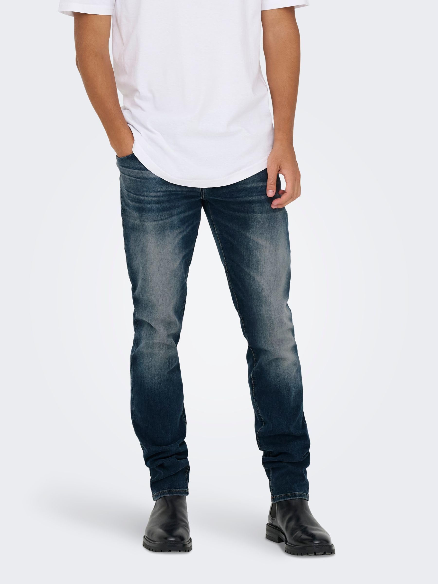 Only & Sons Onsloom Jeans Uomo Slim 32W/30L Vita Bassa