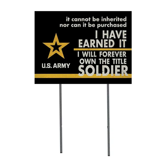 7.62 Design I Earned It cartello PVC 46x61 cm Army