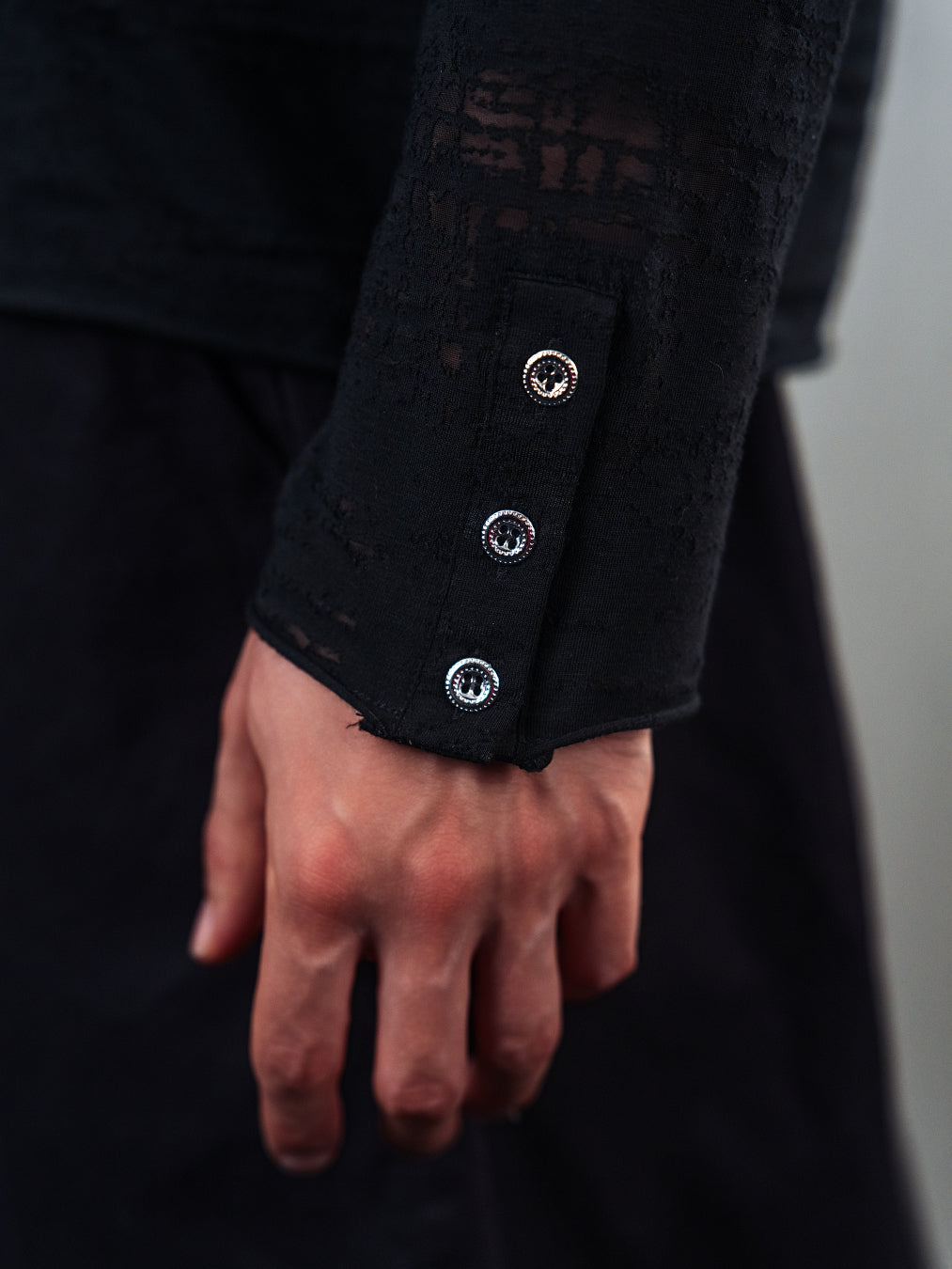 Tiat Occulta bellezza Serafino camicia cotone laserato
