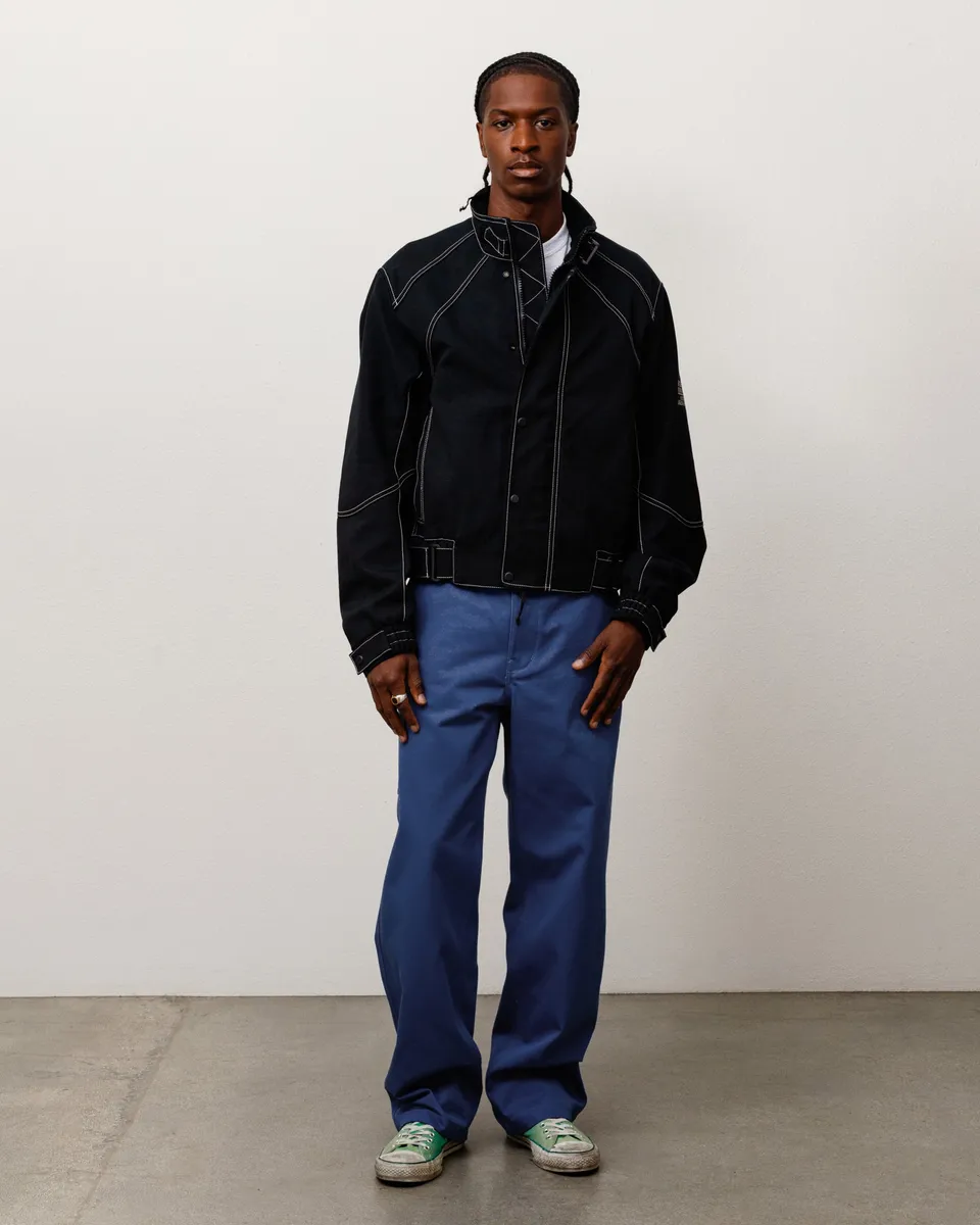 Stussy Pants pantalone uniforme pantalone cotone blu 32