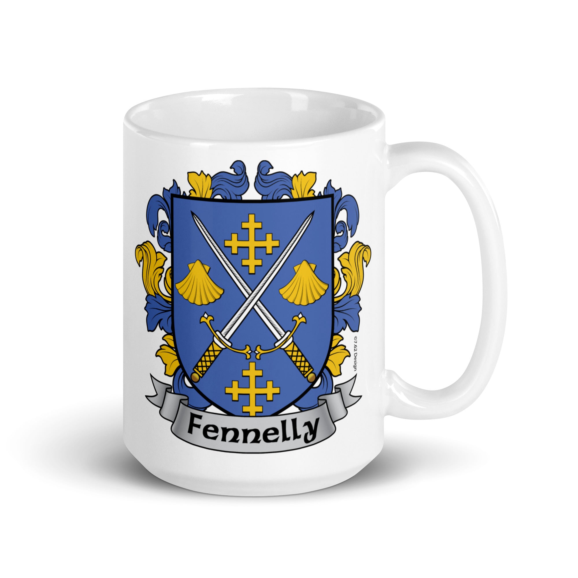 7.62 Design Fennelly Coat of Arms tazza 15oz ceramica