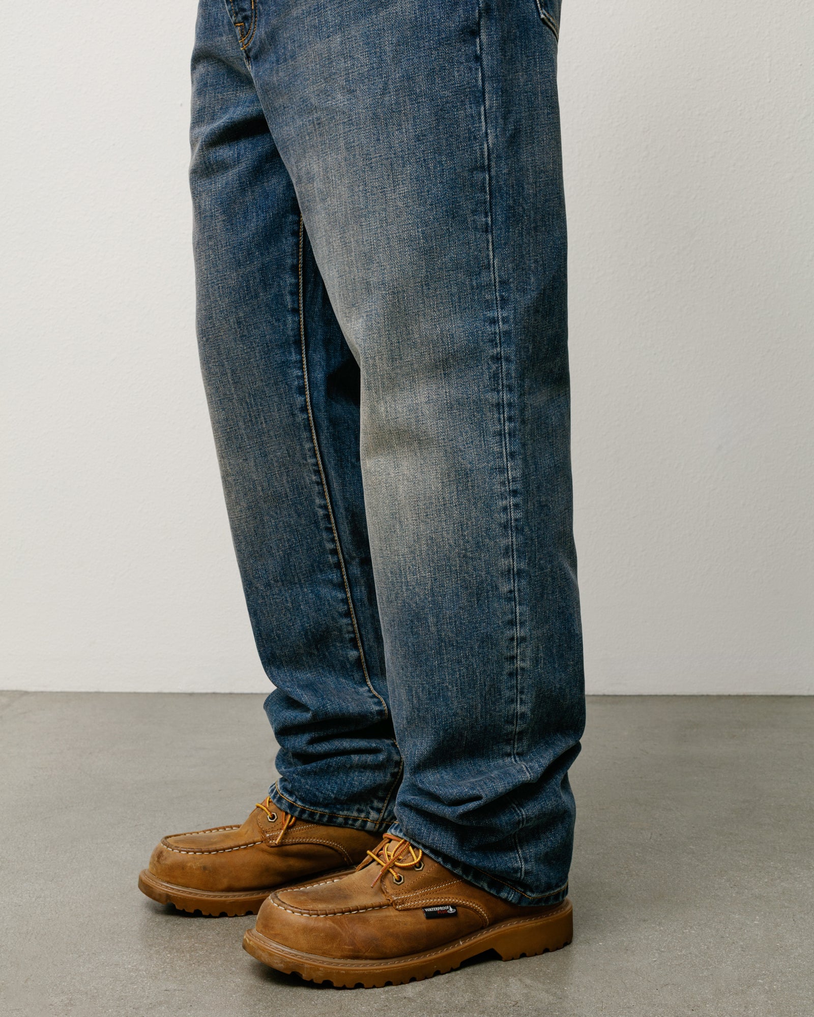 Stussy Pants New Classic Jean Slub Denim jeans blue cotone
