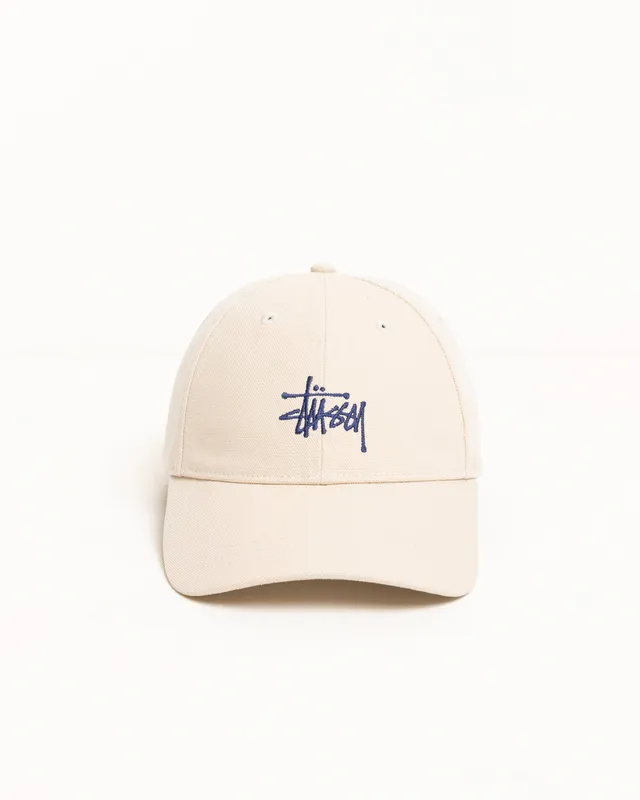 Stussy Basic Cap Canvas cappellino tan cotone one size