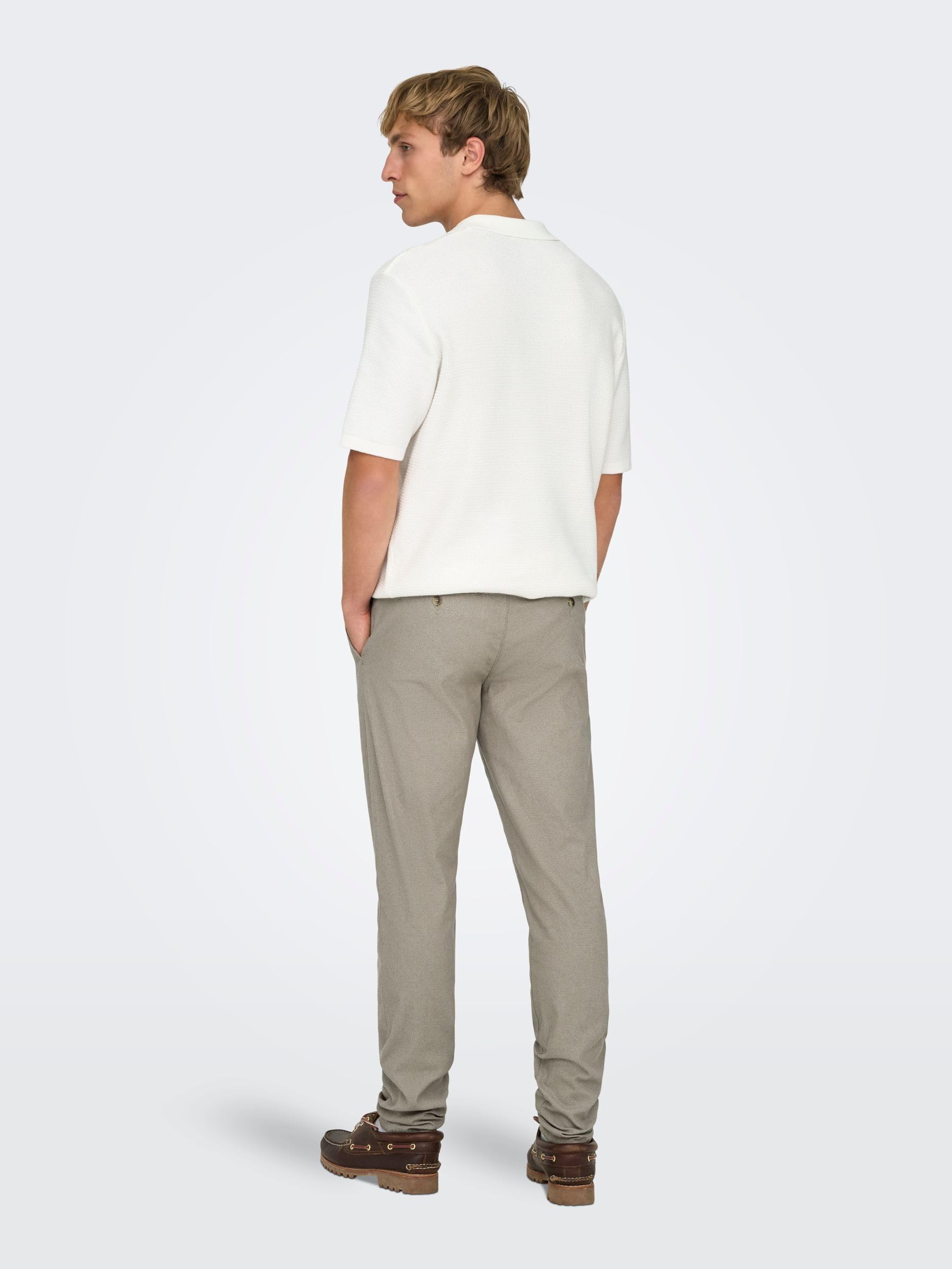 Only & Sons Pantaloni Uomo Chino Fallen Rock Cotone 33W/32L