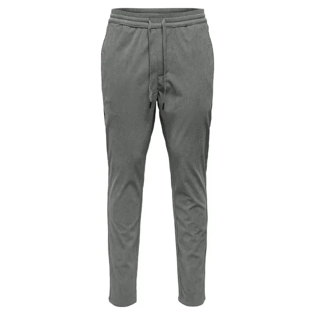 Only & Sons Linus Pantaloni Fluidi Verdi Uomo Vestibilità Ampia