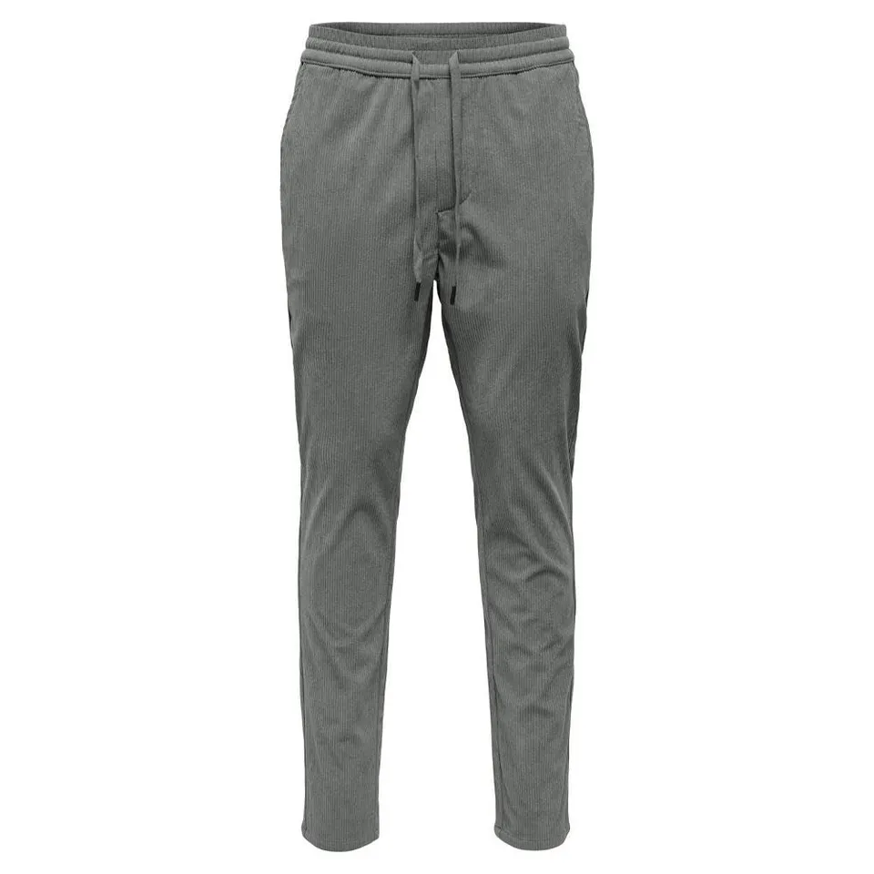 Only & Sons Linus Pantaloni Fluidi Verdi Uomo Vestibilità Ampia