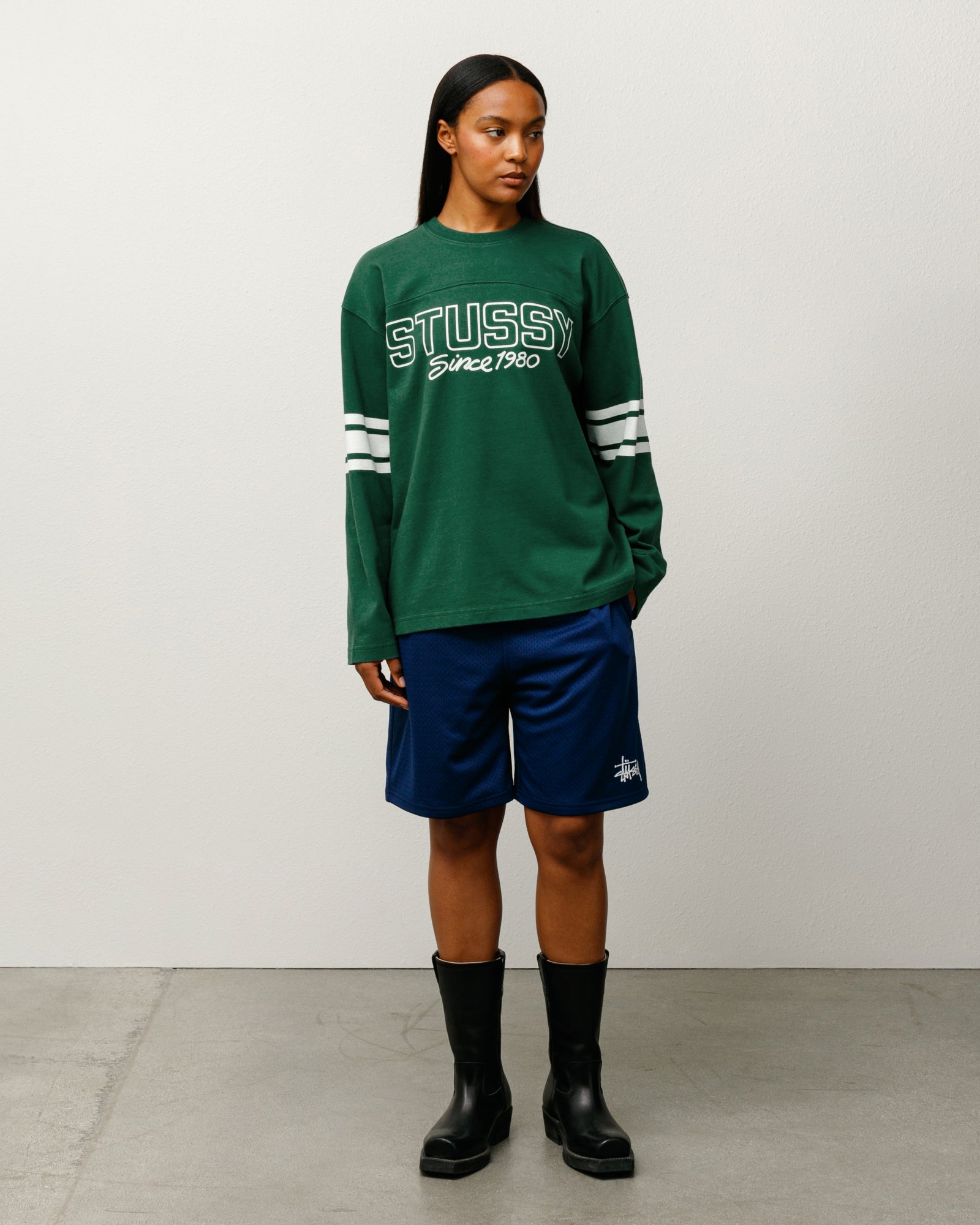 Stussy Basic Mesh Short pantaloncini blue poliestere