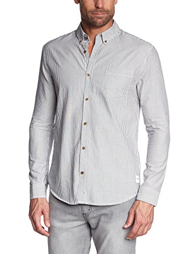 ONLY & SONS Camicia Uomo M Blu Dark Navy cotone