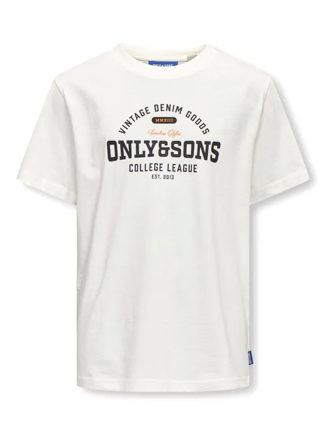 ONLY & SONS Osjlenny Life T-shirt Ballerino cotone ragazzo