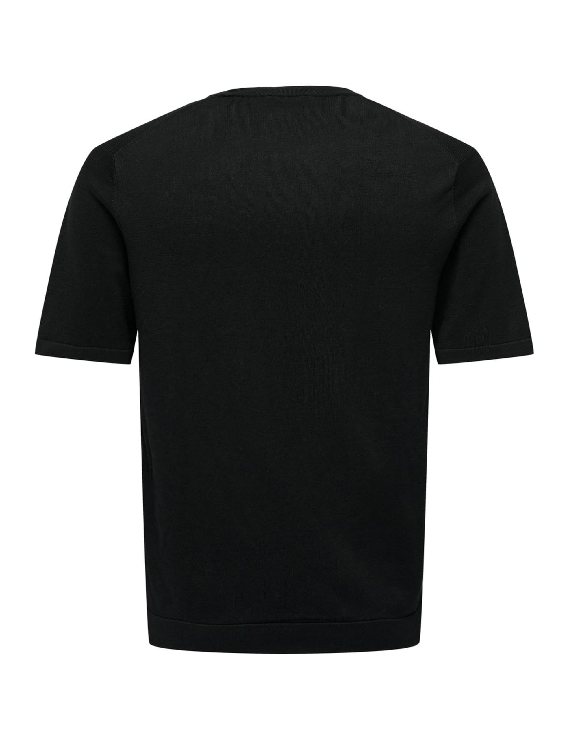 Only & Sons T-shirt Uomo Cotone Nero Stella Bianca M