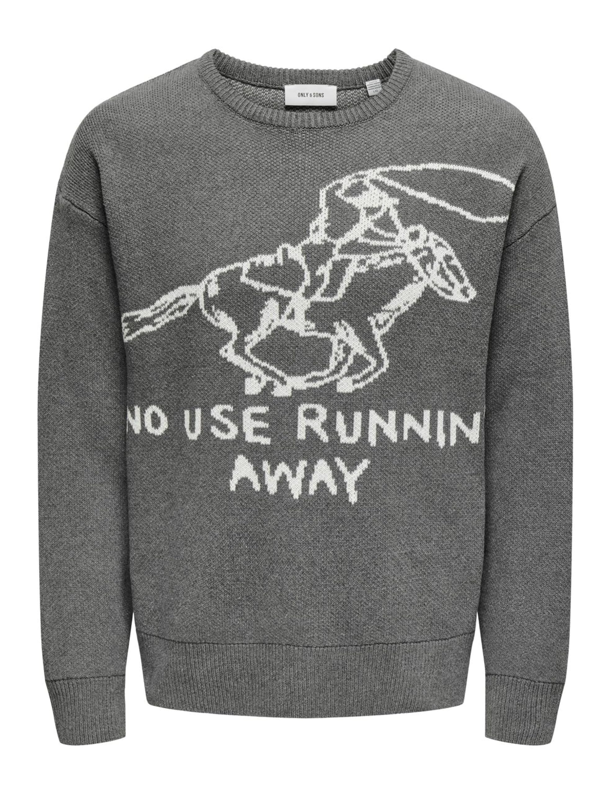 Only & Sons Onsgunner Life Maglione Uomo Ultimate Grey