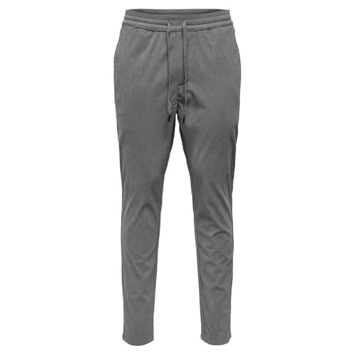 Only & Sons Linus Pantaloni Fluidi Verdi Uomo Vestibilità Ampia