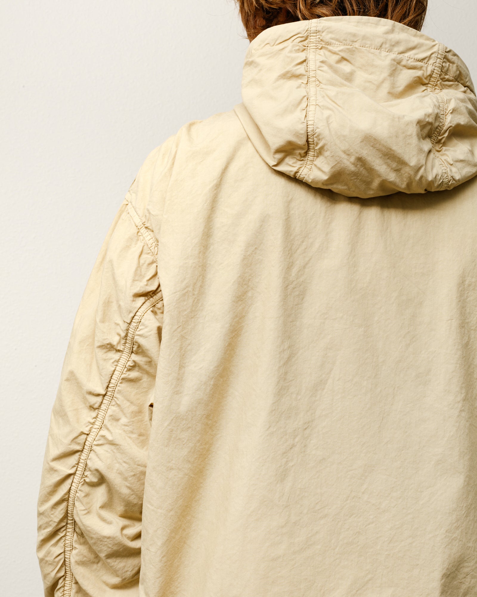 Stussy Double Cotton Giacca Cappuccio Sabbia