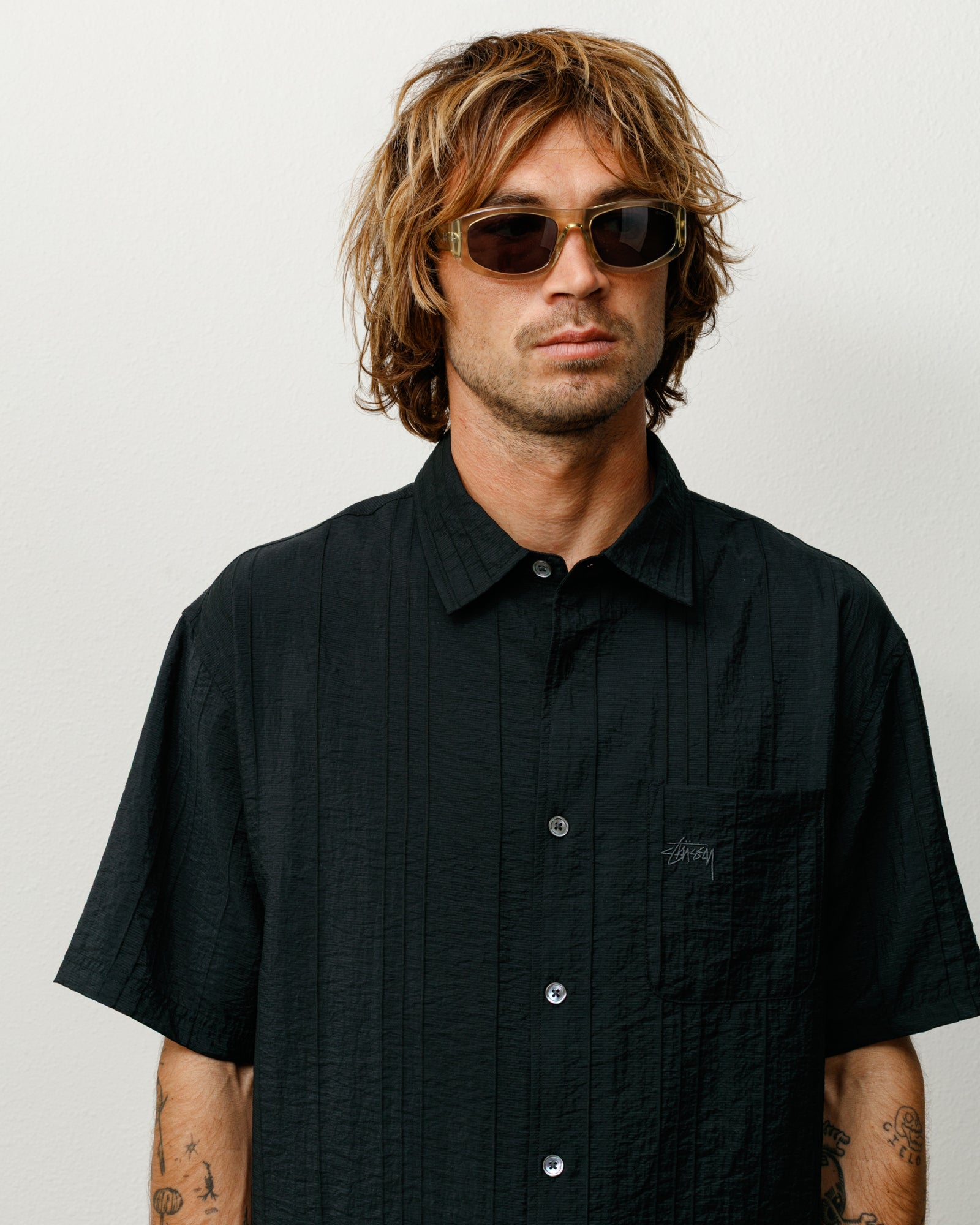 Stussy Accessories Landon Sunglasses occhiali champagne