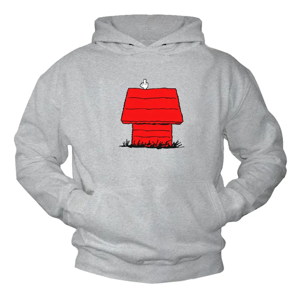 MAKAYA Felpe con Cappuccio Dog felpa uomo 4XL grigio